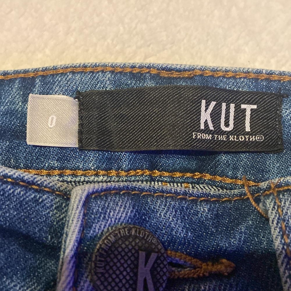 KUT From The Cloth Size 0 RACHAEL High Rise Fab Ab Mom Jean - Picture 6 of 12
